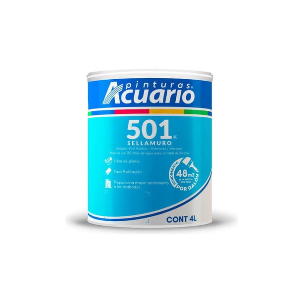 Acuario Sellador Vinílico 501 4 Litros Color Transparente
