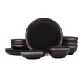 thumbnail image 1 of Mikasa Miller Black 12-piece Dinnerware Set, 1 of 10
