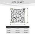 thumbnail image 4 of Xecao winter Ski Element Print Soft Velvet Decorative Throw Pillow Covers, Square Cushion Cases for Bed, Sofa, Living Room, Car, and Indoor Outdoor Use-20"x20", 4 of 8