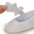 thumbnail image 6 of Hipattires Babys Shoes Casual White Solid Shoes for Girls Bow, 6 of 7