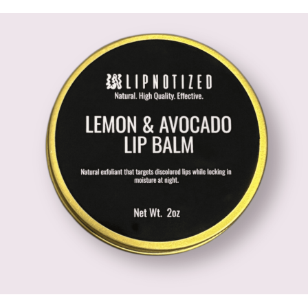 Lipnotized Exfoliating Balm Lip Balm with Lemon & Avocado, 2 oz