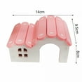thumbnail image 2 of LAMIRO Hamster Hideout Wooden Gerbil House, Rainbow Bridge Mouse Sports Toy Hamster Cage Accessories for Small Animal Habitat Hamster Guinea-Pig Hedgehog Squirrel, 2 of 7