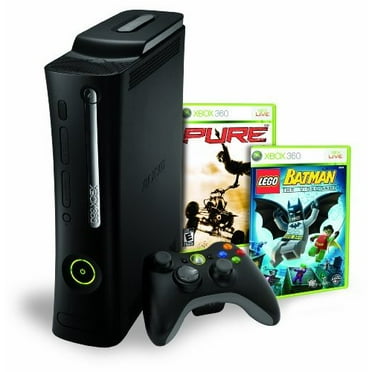 Xbox 360 System Model S Black 4GB Refurbished - Walmart.com