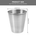 thumbnail image 2 of CIMAXIC 6 Pcs Verres à Whisky en Acier Inoxydable Verres à Whisky 70ml,2.24"X2.05"X2.05 Pouces, 2 of 4