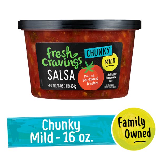 Fresh Cravings Mild Chunky Style Refrigerated Salsa, 16 Oz