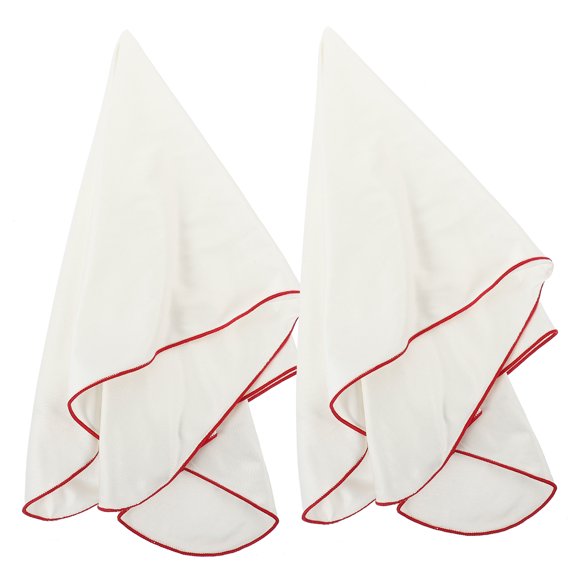 2 Pcs Wine Glass Polishing Cloth Cleaning Microfiber Towels Foldable Cloths Reuseable