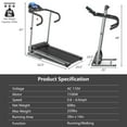 thumbnail image 6 of GVN Jogging Machine,Exercise Treadmill,Electric Foldable Treadmill with LCD Display and Heart Rate Sensor, 6 of 10