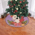 thumbnail image 2 of FMSHPON Cartoon Unicorn Cute Florals Xmas Christmas Tree Skirt Stand Mat for Holiday Party Decoration Indoor Outdoor 48 inches, 2 of 3
