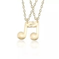 thumbnail image 2 of HOOUN Silver Gold Broken Heart Best Friend Music Note 2 Pcs Friendship Necklace Gift-Silver, 2 of 3