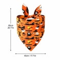 thumbnail image 4 of 4 Patterns Halloween Dog Bandana Single Pack Pet Bib,Colorful Triangle Scarf Double Sided Large Size Pet Bandana for Medium Large Dogs Cats,Halloween Party Costume Decor Fall Decor, 4 of 8
