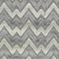 thumbnail image 5 of SAFAVIEH Paradise Kenrick Zigzag Stripes Area Rug, Light Grey/Dark Grey, 6'7" x 6'7" Square, 5 of 6