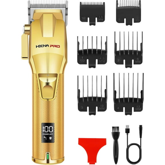 Cordless Professional Hair Clipper for Men, Rechargeable Hair Cutting Tools, Electric Barber Clippers, Men's Hair Trimmer, Gifts for Men
