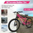 thumbnail image 7 of 26 Inch All-Terrain Mountain Bike with Disc Brakes for Men and Women,Pink, 7 of 7