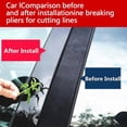 thumbnail image 5 of Compatible with 2014-2022 Jeep Cherokee 6-piece black pillar kit door trim piano cover, 5 of 5
