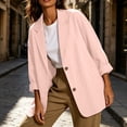 thumbnail image 5 of CHGBMOK Blazers for Women Business Casual Long Sleeve Suit Jacket Lapel Button Down Suit Jacket with Pockets, 5 of 9