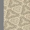 thumbnail image 1 of Ahgly Company Machine Washable Indoor Square Transitional Dark Almond Brown Area Rugs, 6' Square, 1 of 7