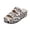 White, variant on Leopard Print Platform Slide Sandals for Women, Summer Adjustable Buckle Clog Slippers with Thick Sole, Casual Outdoor On Shoes