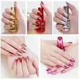 thumbnail image 6 of SDJMa Nail Polish Mirror Nail Polish, Metallic Nail Polish Mirror Effect Nail Art Decoration Varnishes Metal Color Polish Nail Art for Salon Home DIY Nail, 6 of 6
