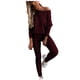 thumbnail image 2 of ICHUANYI Clearance Women's Early Fashion Casual Loose Long Sleeve Solid Suit(Red, L) ICHUANYI WER2023081508702, 2 of 6
