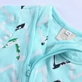 thumbnail image 6 of Shldybc Newborn Baby Boy Girl Rompers Bodysuit Jumpsuit Playsuit One Piece Outfit Clothes, Baby Pajamas on Clearance( 0-3 Months, Mint Green ), 6 of 9