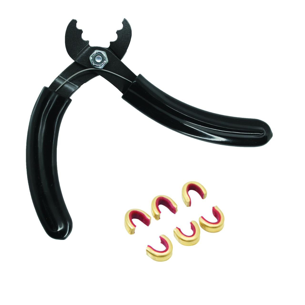 SAS Nok Set Plier for Archery Bowstring Nocking Point Tool with 6 x Nocks Set