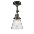 thumbnail image 2 of Innovations 1-LT LED Small Cone 6" Semi-Flush Mount - Polished Nickel - 201F-PN-G64-LED, 2 of 5