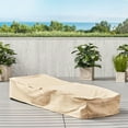 thumbnail image 6 of Savana Outdoor Wicker Lounge with Cover, Multibrown, 6 of 8