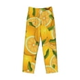 thumbnail image 4 of Xecao Yellow Limes Men's Straight Lounge Pajama Pants: The Ultimate in Comfortable Sleepwear, 4 of 9