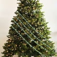 thumbnail image 2 of 37.4" Christmas Candy Garland Bead Strand with Two-Tone Windmill Design, Xmas Hanging Decor for Tree, Wreath, Fence, Fireplace, Mantel & Holiday Party Indoor Accent (D), 2 of 5