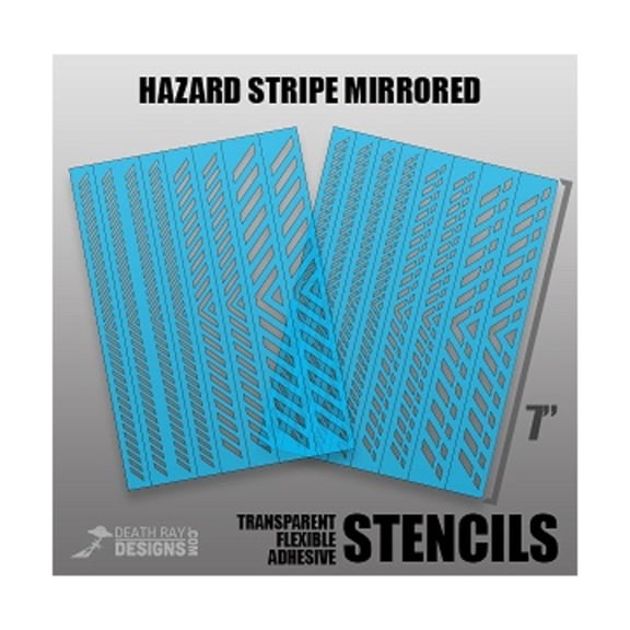 Death Ray Designs Hazard Stripe Mirrored New