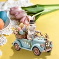 thumbnail image 3 of 2D Easter Bunny Eggs Acrylic Desktop Decoration, Hollow Out Ornament, Easter Holiday Tabletop Centerpiece, Spring Festive Home Accent for Dining Mantel Display, 3 of 5