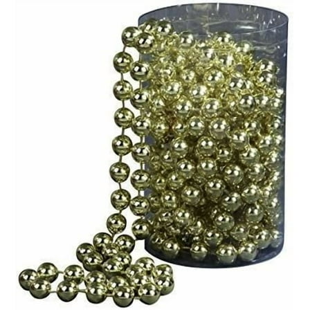 Gold Bead Garland, 15-Feet, Set of 2