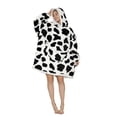 thumbnail image 2 of Sudadera con capucha de gran tamaño para hombre y mujer, manta de Sherpa de franela cálida para invierno, regalo de Halloween y Navidad, 2 of 4