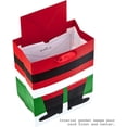thumbnail image 4 of 9" Medium Gift Bag with Tissue Paper (Santa Boots), 4 of 6