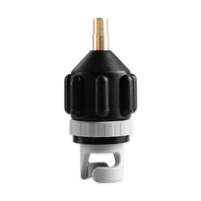 Riwesomey Adaptador de válvula de aire para bote de remos, adaptador de bomba a prueba de fugas de nailon reforzado con inflación conveniente, Bombillas para automóviles