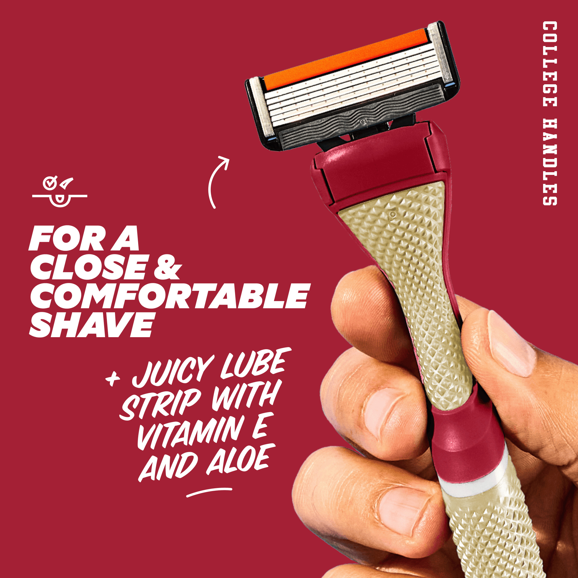 Dollar Shave Club Oklahoma 6-Blade Razor Starter Set With Limited-Edition Handle