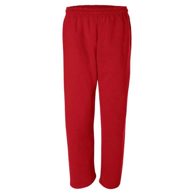 Gildan 12300 Adult Jersey Lined Sweatpant Red 2X Large Walmart