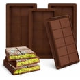 thumbnail image 1 of Set de 4 Moldes de Silicona Bluelander para Chocolate, Moldes Reutilizables, Café, 1 of 5