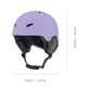 thumbnail image 5 of Casco moldeado integralmente con 8 ventilaciones ABS EPS a prueba de golpes para deportes de nieve al aire libre, 5 of 8
