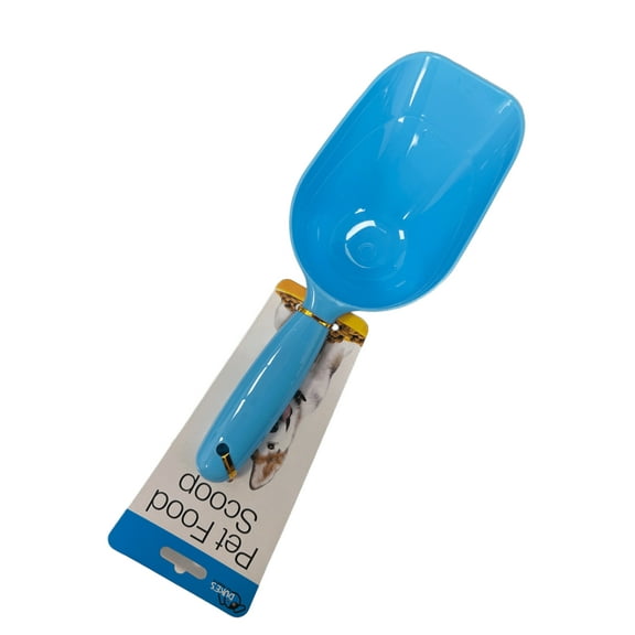 Pet Food Scoop, Prevent Overfeeding, Reduce Waste, Ensure Consistent Portions Every Time, Easy Storage with Convenient Hanging Hole for Pet Food Containers or Wall Racks, Blue