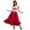 Red, variant on LEKWK Dirndl Dresses Women Short Sleeve Ruffle Lace Up Halloween Costume Renaissance Maiden Costume Cosplay Oktoberfest Outfit