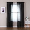 thumbnail image 3 of Cortinas transparentes para sala de estar, paneles de cortina con bolsillo para varilla, cortinas de voile semitransparentes para dormitorio, cortinas transparentes, 3 of 8