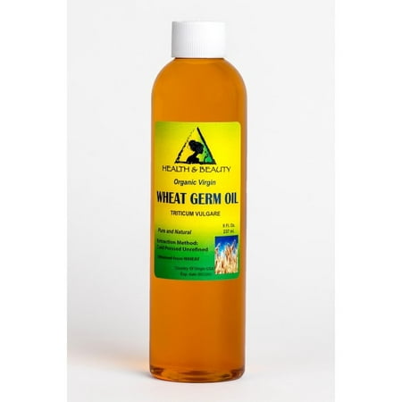 WHEAT GERM OIL UNREFINED ORGANIC CARRIER COLD PRESSED VIRGIN RAW PURE 8 (Best Wheat Germ Oil)