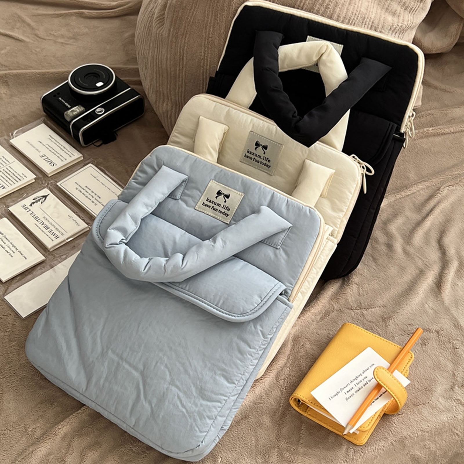 Shock Absorbent Laptop Case With Reinforced Handle Soft Protective Lining Computer Accessory For 11in 13 14 15 15.6inch