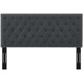 thumbnail image 4 of Modway Helena Tufted Twin Upholstered Linen Fabric Headboard in Gray, 4 of 5