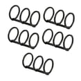 thumbnail image 2 of 5 uds 3 anillos carpetas de hojas metálicas sueltas 3 agujeros anillos de carpeta de hojas metálicas sueltas anillos de libro , Negro 25mm DYNWAVEMX Anillos de libro, 2 of 8