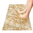 thumbnail image 2 of Gold Flowers Bathroom Rug Non Slip Bathroom Mats Entry Door Soft Carpets for Kitchen Bedroom Living Room 39x20 inch, 2 of 7