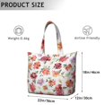 thumbnail image 5 of Flower Women's Large Weekend Travel Bag Moving Canvas Handbag Thick Double Layer Beach Weekend Travel Unisex Hospital Maternity Delivery with Toiletry Waterproof, 5 of 5