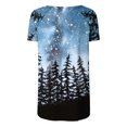 thumbnail image 5 of Camisetas de cuello redondo para mujer Camisetas con estampado vintage Camisetas de manga corta Blusa Tops Fridja  bn4404, 5 of 5