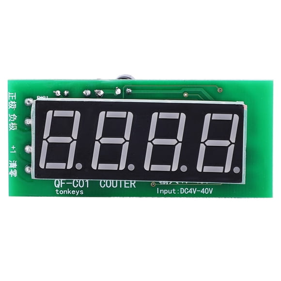 Module de Comptoir Haute Qualité Affichage Numérique 4 Chiffres avec Fonction Mémoire QF C04 DC4-40V